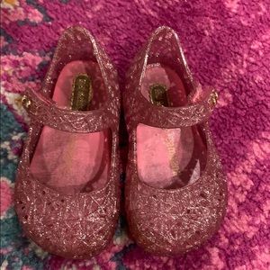Mini Melissa Pink Glitter